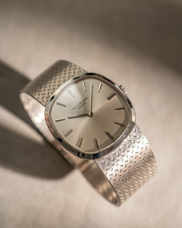 Patek Philippe Ellipse 3544G - Integrated Bracelet - White Gold