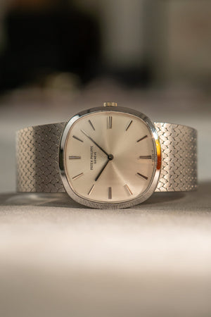 Patek Philippe Ellipse 3544G - Integrated Bracelet - White Gold