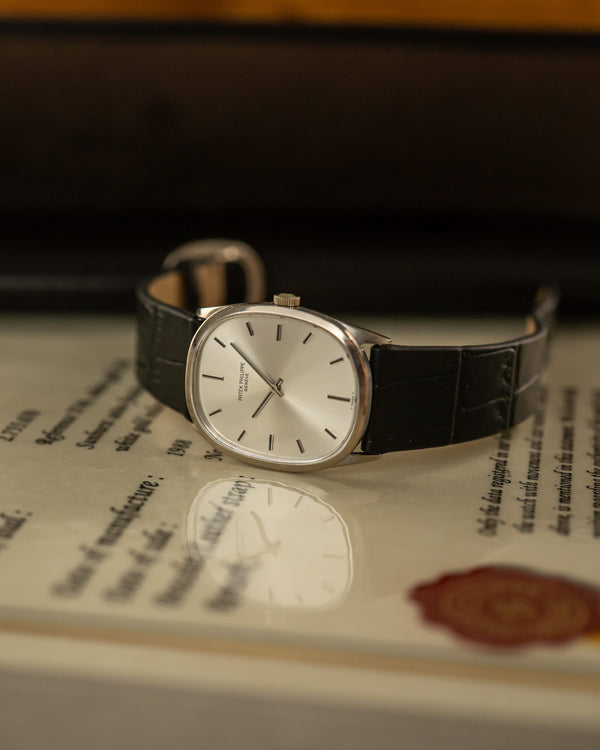 Patek Philippe Watch Ellipse 3746G - White Gold - Extract from Archives - 1988