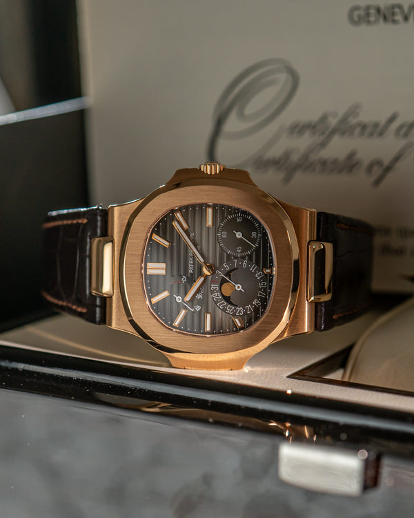 Patek Philippe Watch Nautilus 5712R - Rose Gold - Full Set - 2015