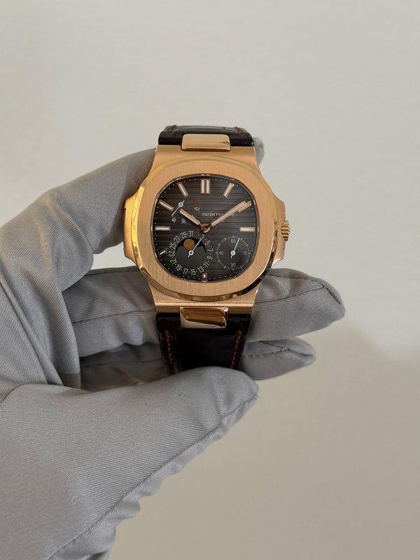Patek Philippe Watch Nautilus 5712R - Rose Gold - Full Set - 2015