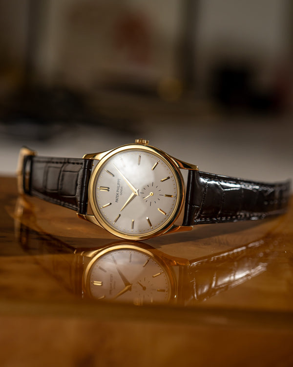 Patek Philippe Watch Patek Philippe Calatrava 5196J - Silvered Opaline Dial - Watch Only - ca. 2010s