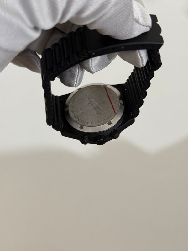 Prestige PWI (Orfina) Watch Chronograph 7183D by Orfina - Black PVD - Watch Only - Circa 1980