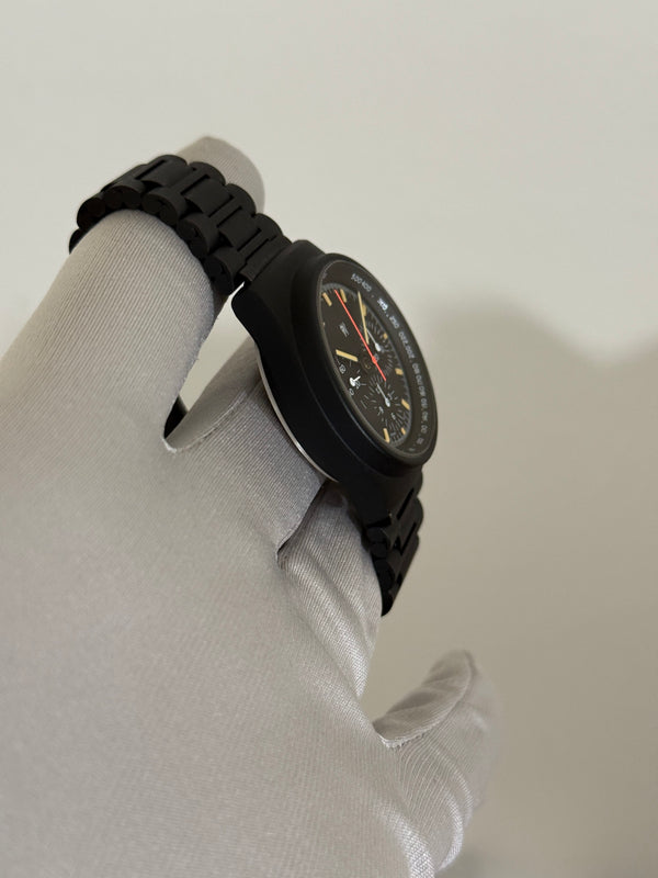 Prestige PWI (Orfina) Watch Chronograph 7183D by Orfina - Black PVD - Watch Only - Circa 1980