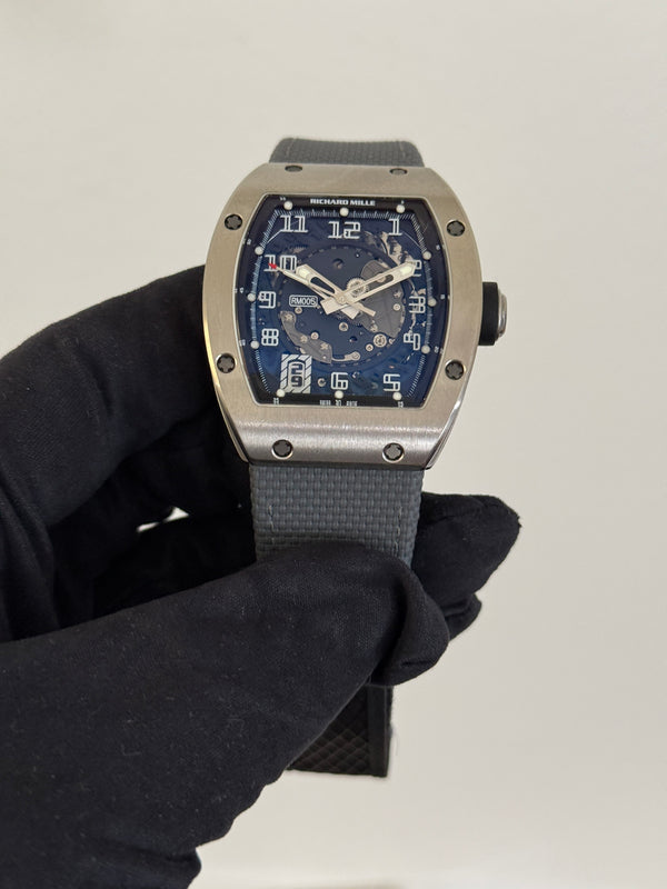 Richard Mille Watch RM 005 Automatic Date RM005 - Titanium - Full Set with 3 Extra Straps - 2008
