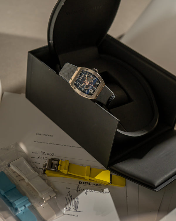 Richard Mille Watch RM 005 Automatic Date RM005 - Titanium - Full Set with 3 Extra Straps - 2008