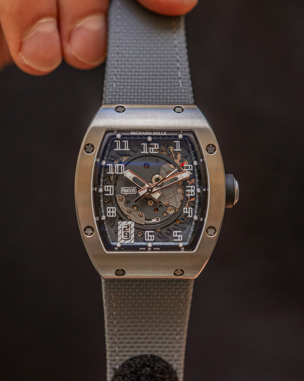 Richard Mille Watch RM 005 Automatic Date RM005 - Titanium - Full Set with 3 Extra Straps - 2008