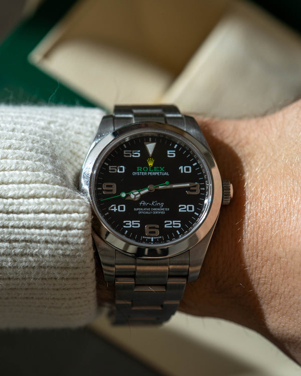 Rolex Air-King 116900 - Black Dial - Box & Card (2018)