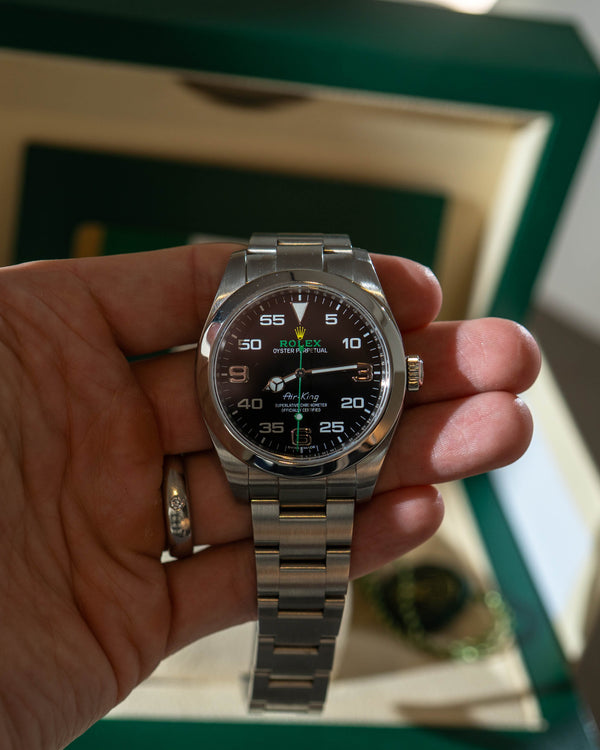 Rolex Air-King 116900 - Black Dial - Box & Card (2018)