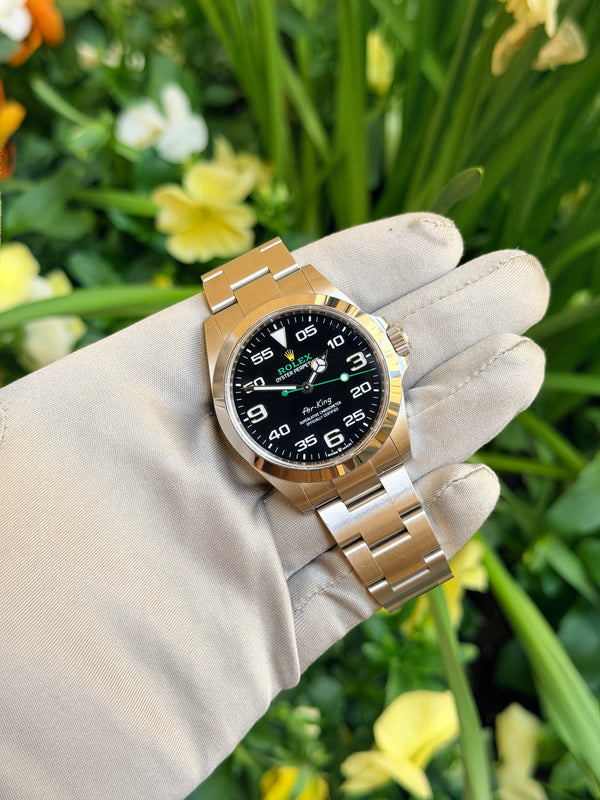 Rolex Watch Air-King 126900 - Black Dial - Full Set - 2024