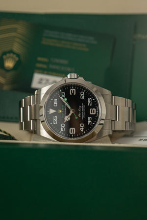 Rolex Watch Air-King 126900 - Black Dial - Full Set - 2024