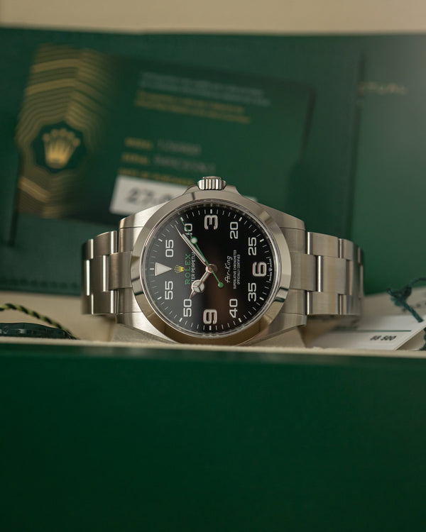 Rolex Watch Air-King 126900 - Black Dial - Full Set - 2024