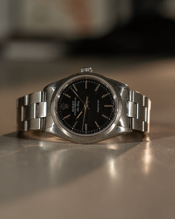 Rolex Air-King 14000 – Black "Confetti" Dial (ca. 1990)