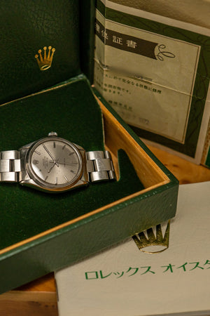 Rolex Watch Air-King 5500 - Silver Precision Dial - Box & Papers - 1972