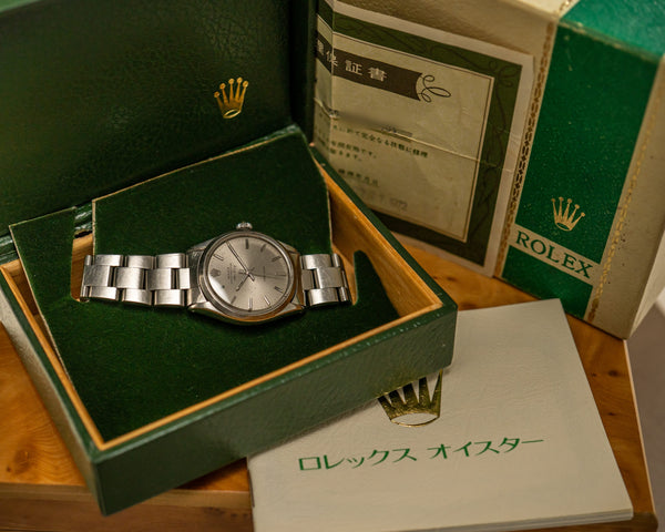 Rolex Watch Air-King 5500 - Silver Precision Dial - Box & Papers - 1972
