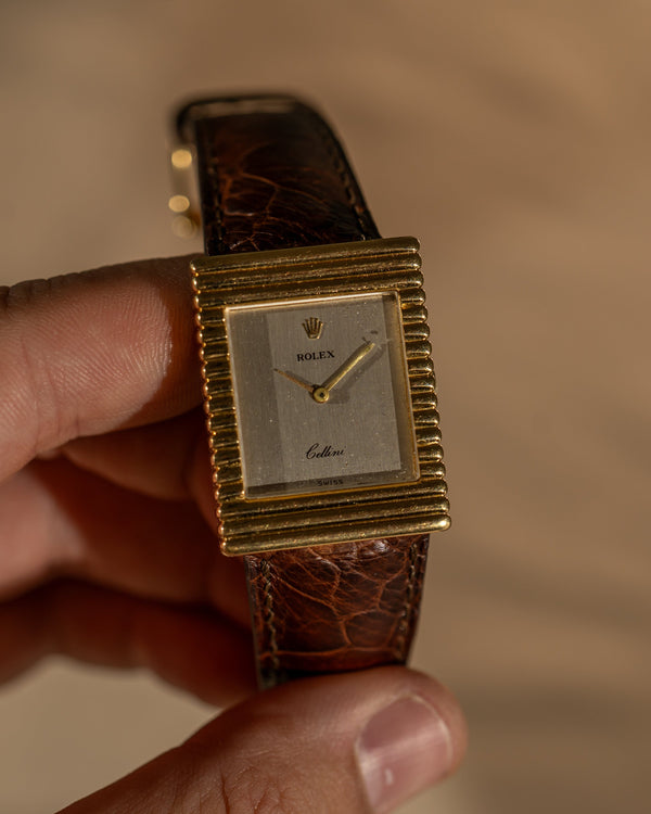 Rolex Cellini 4012 – Ribbed Bezel – 18k Yellow Gold