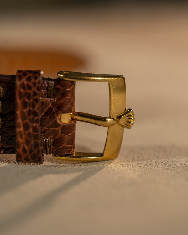 Rolex Cellini 4012 – Ribbed Bezel – 18k Yellow Gold