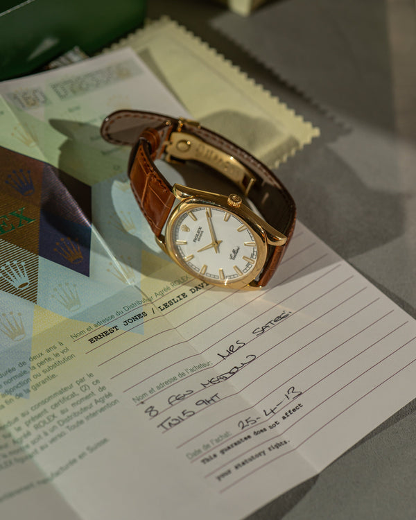 Rolex Cellini 4243/8 - 18k Yellow Gold - Full Set (2013)