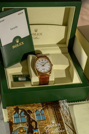 Rolex Cellini 4243/8 - 18k Yellow Gold - Full Set (2013)