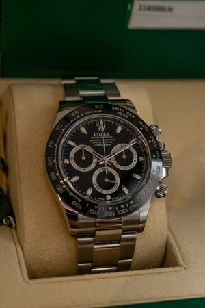 Rolex Watch Cosmograph Daytona 116500LN - Black Dial - Full Set - 2019