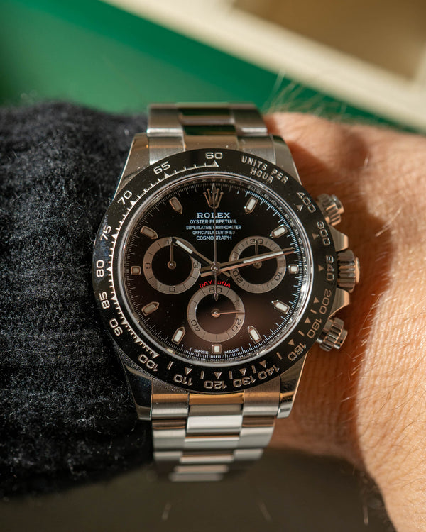 Rolex Cosmograph Daytona 116500LN - Black Dial - Full Set (2022)