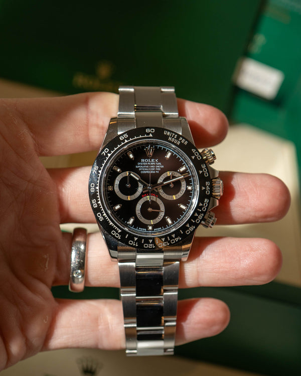 Rolex Cosmograph Daytona 116500LN - Black Dial - Full Set (2022)