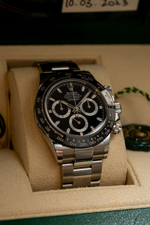 Rolex Watch Cosmograph Daytona 116500LN - Black Dial - Full Set - 2023