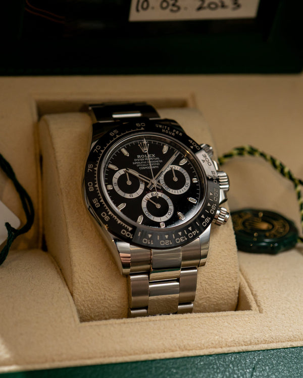 Rolex Watch Cosmograph Daytona 116500LN - Black Dial - Full Set - 2023