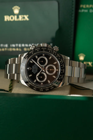 Rolex Watch Cosmograph Daytona 116500LN - Black Dial - Full Set - 2023