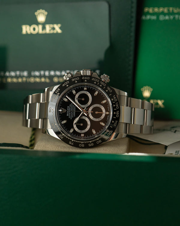 Rolex Watch Cosmograph Daytona 116500LN - Black Dial - Full Set - 2023