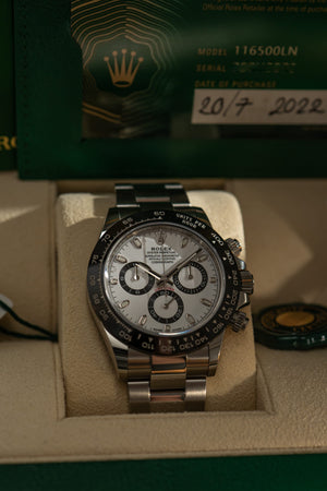 Rolex Cosmograph Daytona 116500LN - White Dial - Full Set (2022)