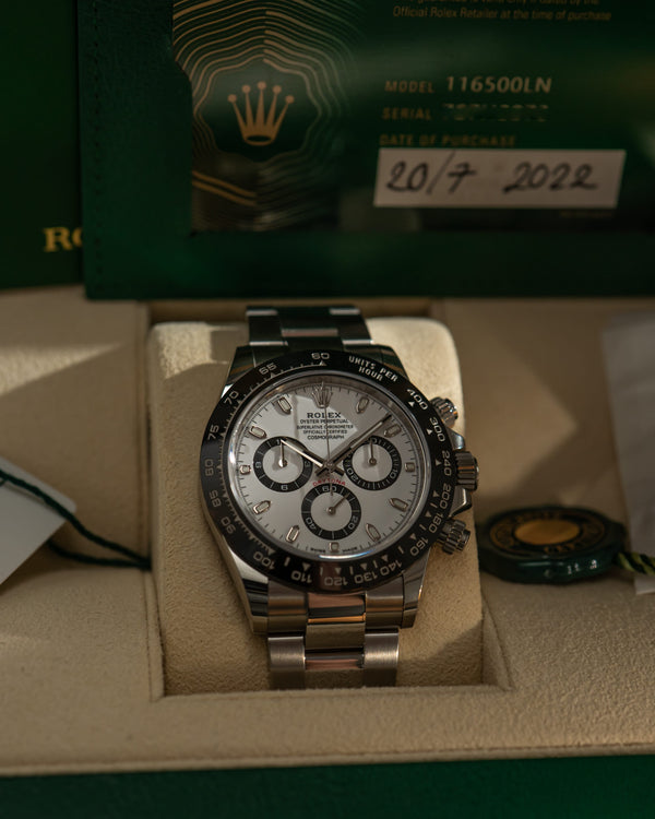 Rolex Cosmograph Daytona 116500LN - White Dial - Full Set (2022)