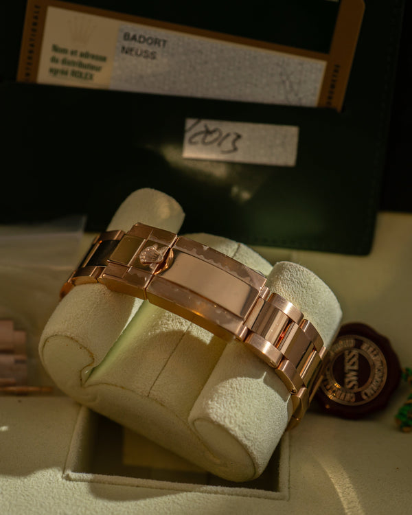 Rolex Cosmograph Daytona 116505 - Everose Gold - Black Dial - Full Set (2013)