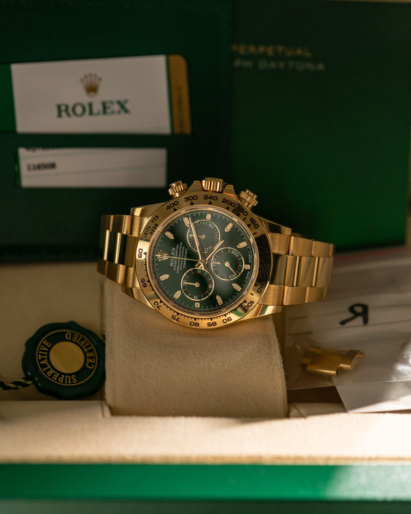 Rolex Watch Cosmograph Daytona 116508 - "John Mayer" Green Dial - Full Set - 2019