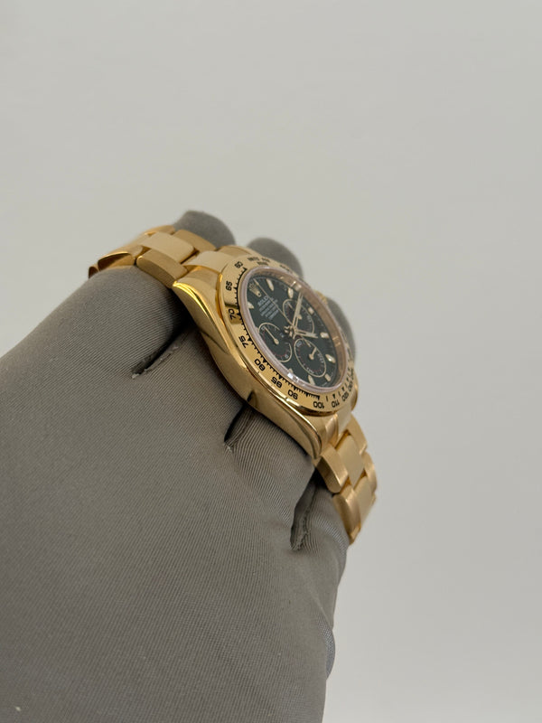 Rolex Watch Cosmograph Daytona 116508 - "John Mayer" Green Dial - Full Set - 2019