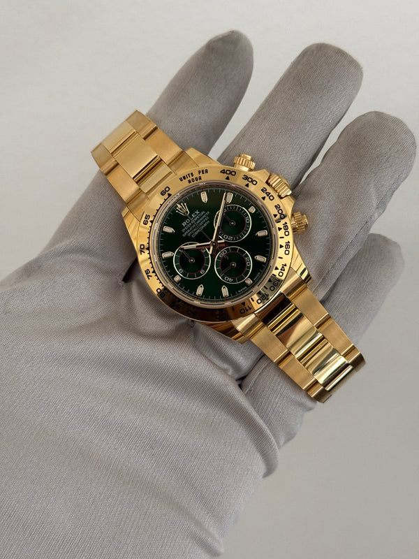 Rolex Watch Cosmograph Daytona 116508 - John Mayer Green Dial - Full Set with Receipt - 2022
