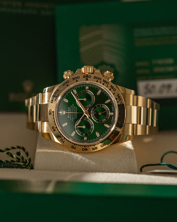 Rolex Watch Cosmograph Daytona 116508 - John Mayer Green Dial - Full Set with Receipt - 2022