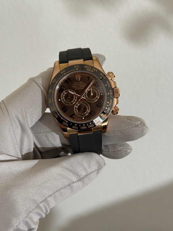 Rolex Watch Cosmograph Daytona 116515LN - Chocolate Arabic - Full Set - 2017