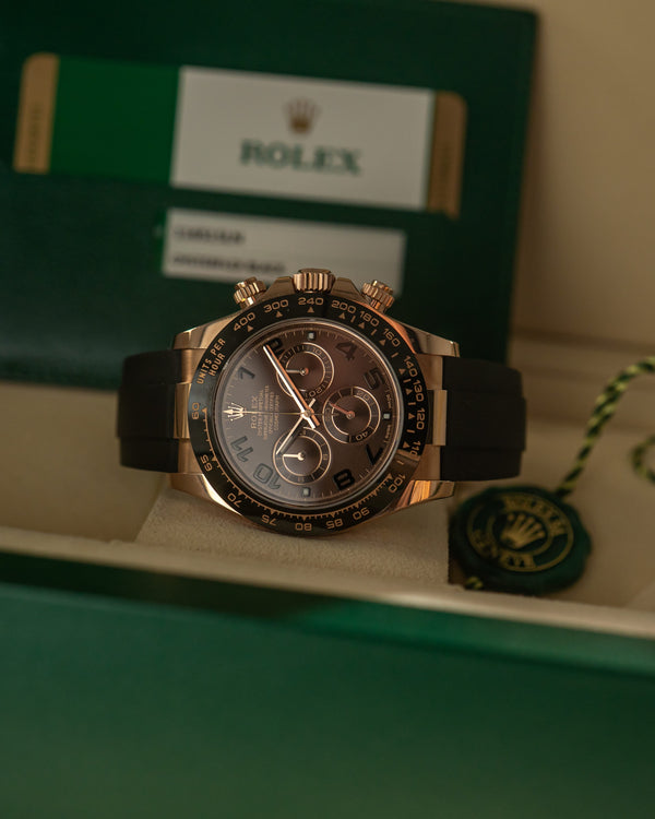 Rolex Watch Cosmograph Daytona 116515LN - Everose Gold - Chocolate Arabic Dial - Full Set - 2017