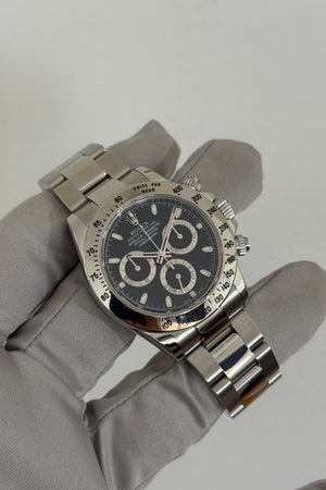 Rolex Watch Cosmograph Daytona 116520 - Black Dial - Full Set with Rolex Service 2026 (2009)