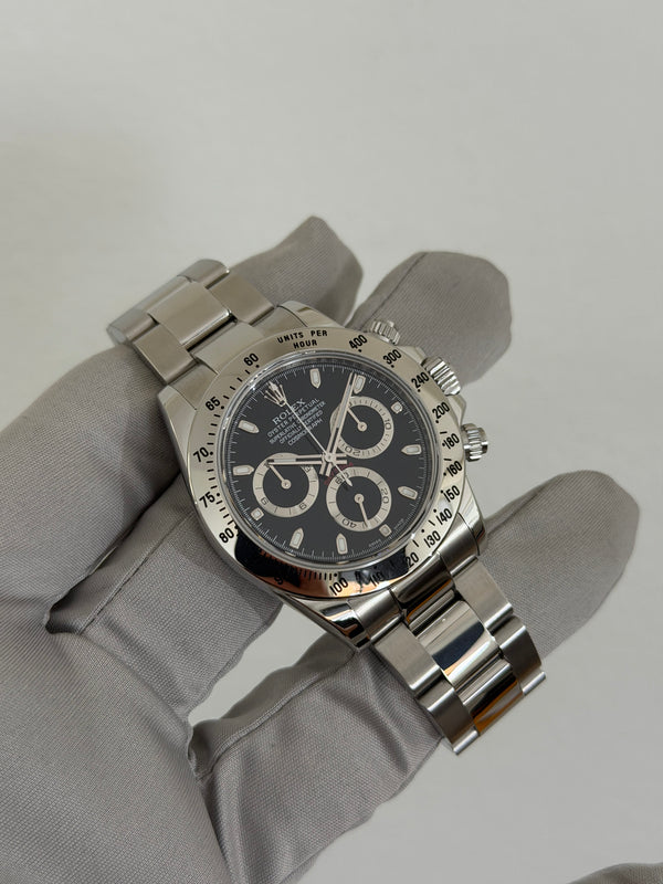 Rolex Watch Cosmograph Daytona 116520 - Black Dial - Full Set with Rolex Service 2026 (2009)