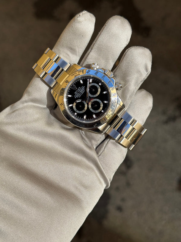 Rolex Watch Cosmograph Daytona 116520 - Black Dial - Papers Only - 2007