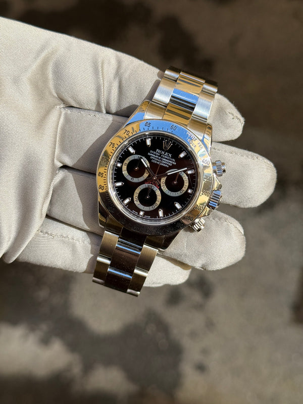Rolex Watch Cosmograph Daytona 116520 - Black Dial - Papers Only - 2007