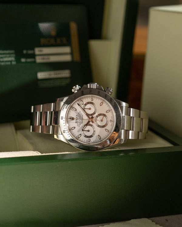 Rolex Watch Cosmograph Daytona 116520 - White Dial - Full Set - 2012