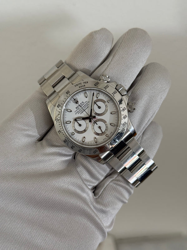 Rolex Watch Cosmograph Daytona 116520 - White Dial - Full Set - 2012