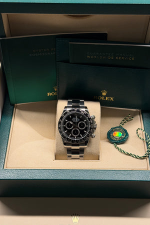 Rolex Cosmograph Daytona 126500LN - Black Dial - Unworn Full Set 2025