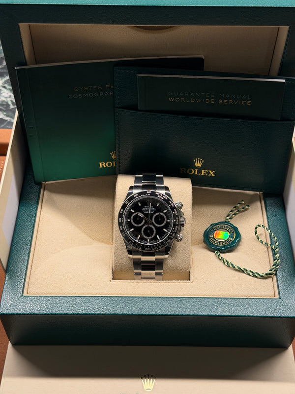 Rolex Cosmograph Daytona 126500LN - Black Dial - Unworn Full Set 2025