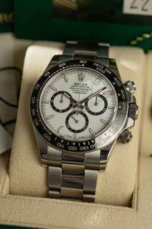 Rolex Watch Cosmograph Daytona 126500LN - White Dial - Full Set - 2023
