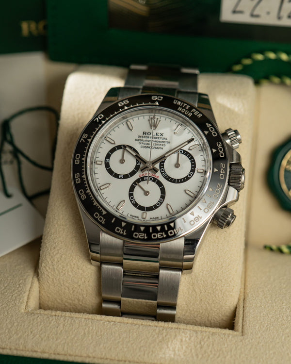 Rolex Watch Cosmograph Daytona 126500LN - White Dial - Full Set - 2023