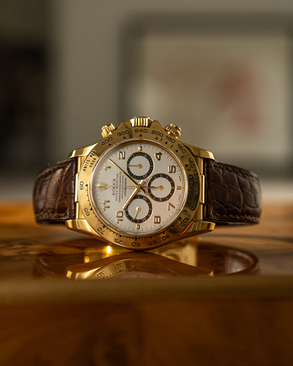 Rolex Watch Cosmograph Daytona 16518 - White Arabic Dial - Watch Only (1990)
